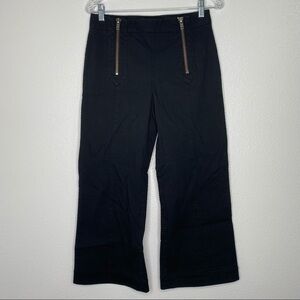 Nanette Lepore Paradise Island Crop High Rise Wide Leg Flare Culotte Pants 6